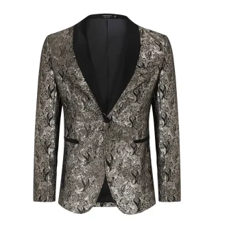 Men's Fashion Blazer Suit Jacket Shawl Lapel One Button Luxury Weddings Party Dinner Prom Tuxedo